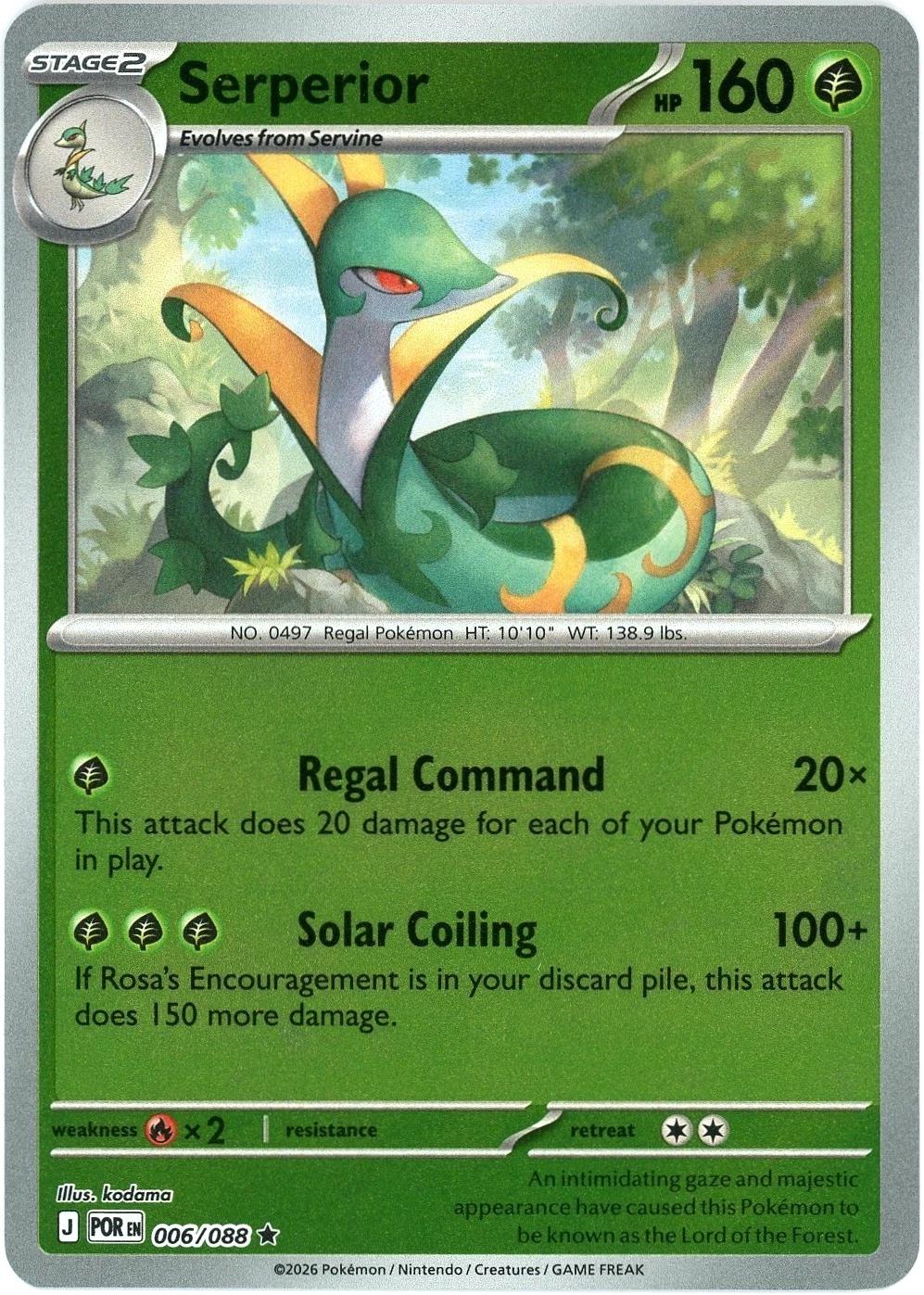 Serperior [Reverse Holo]